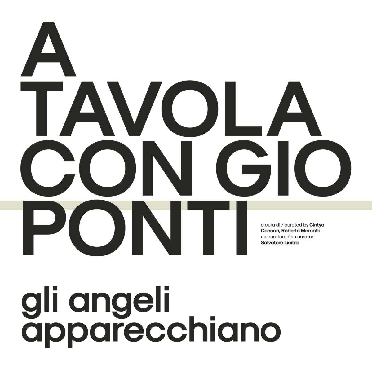 A tavola con Giò Ponti. Gli angeli apparecchiano